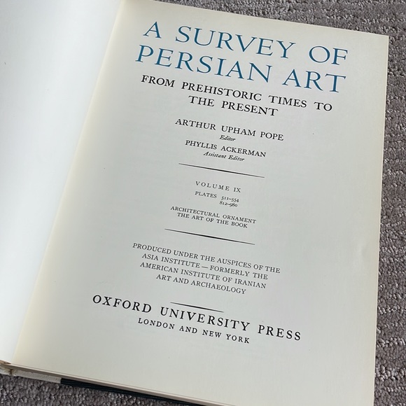 A Survey of Persian Art, volume 9 (An Asia Institute Book) - Picture 5 of 6
